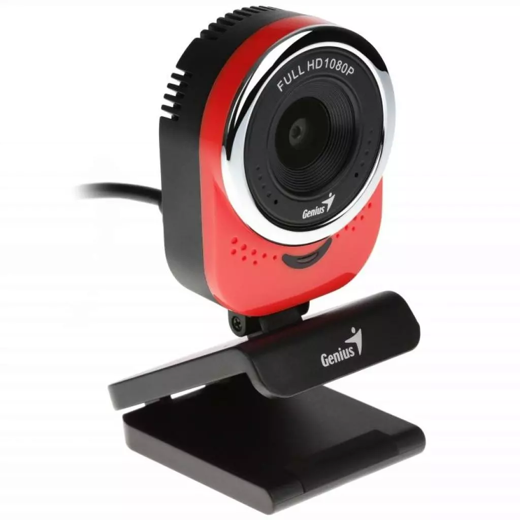 Веб-камера Genius QCam 6000 Full HD Red (32200002401) - 1 Веб-камера Genius QCam 6000 Full HD Red (32200002401) - 1