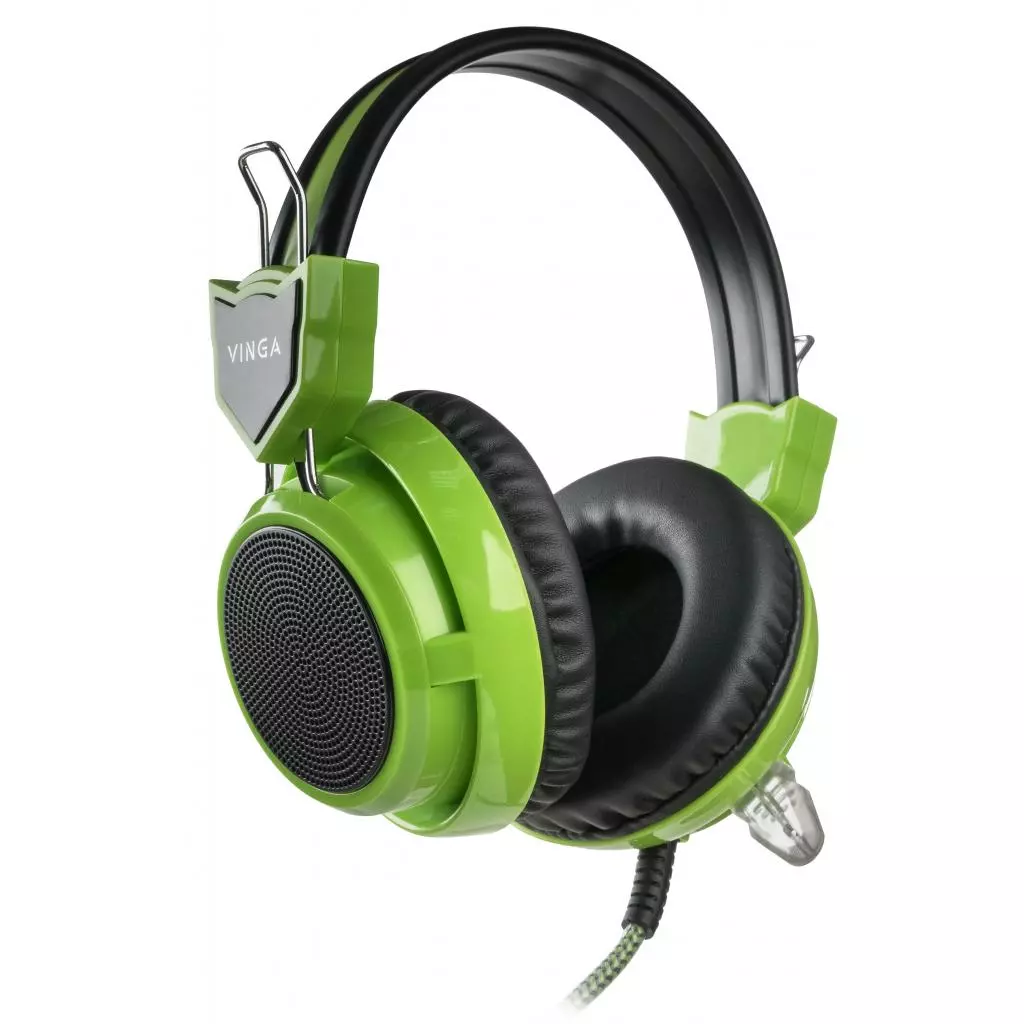 Наушники Vinga HSC058 Gaming Green (HSC058GR) - 1 Наушники Vinga HSC058 Gaming Green (HSC058GR) - 1