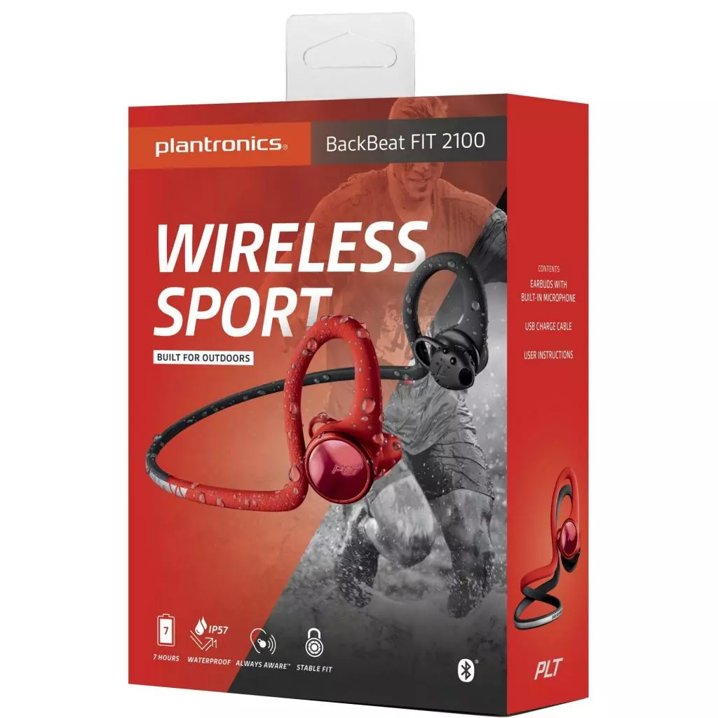 Наушники Plantronics BackBeat Fit 2100 Lava-black (212203-99) - 3 Наушники Plantronics BackBeat Fit 2100 Lava-black (212203-99) - 3