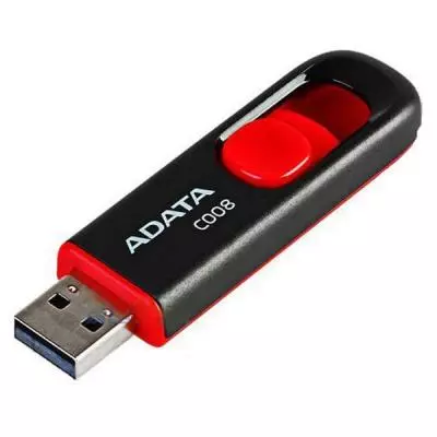 USB флеш накопитель ADATA 16Gb C008 Black/Red USB 2.0 (AC008-16G-RKD) - 1 USB флеш накопитель ADATA 16Gb C008 Black/Red USB 2.0 (AC008-16G-RKD) - 1