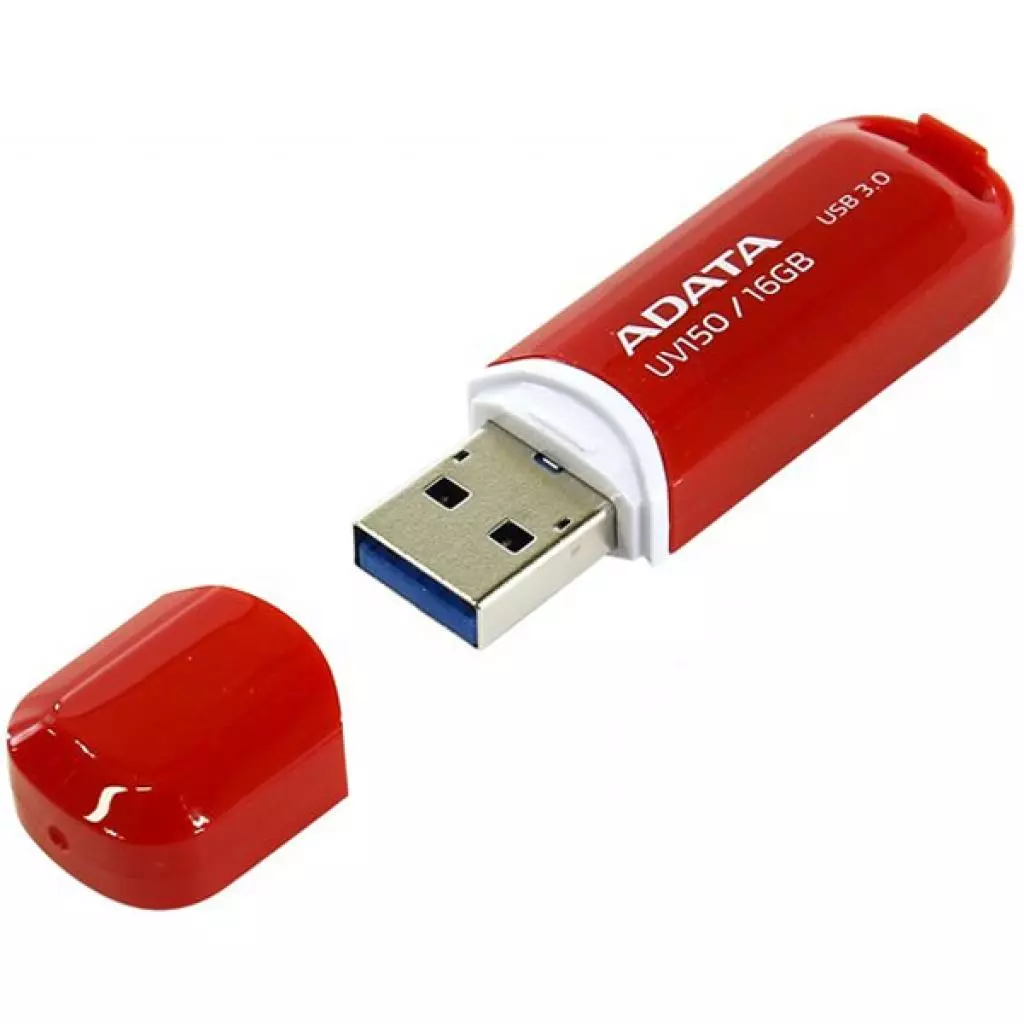 USB флеш накопитель ADATA 16GB UV150 Red USB 3.0 (AUV150-16G-RRD) - 2
