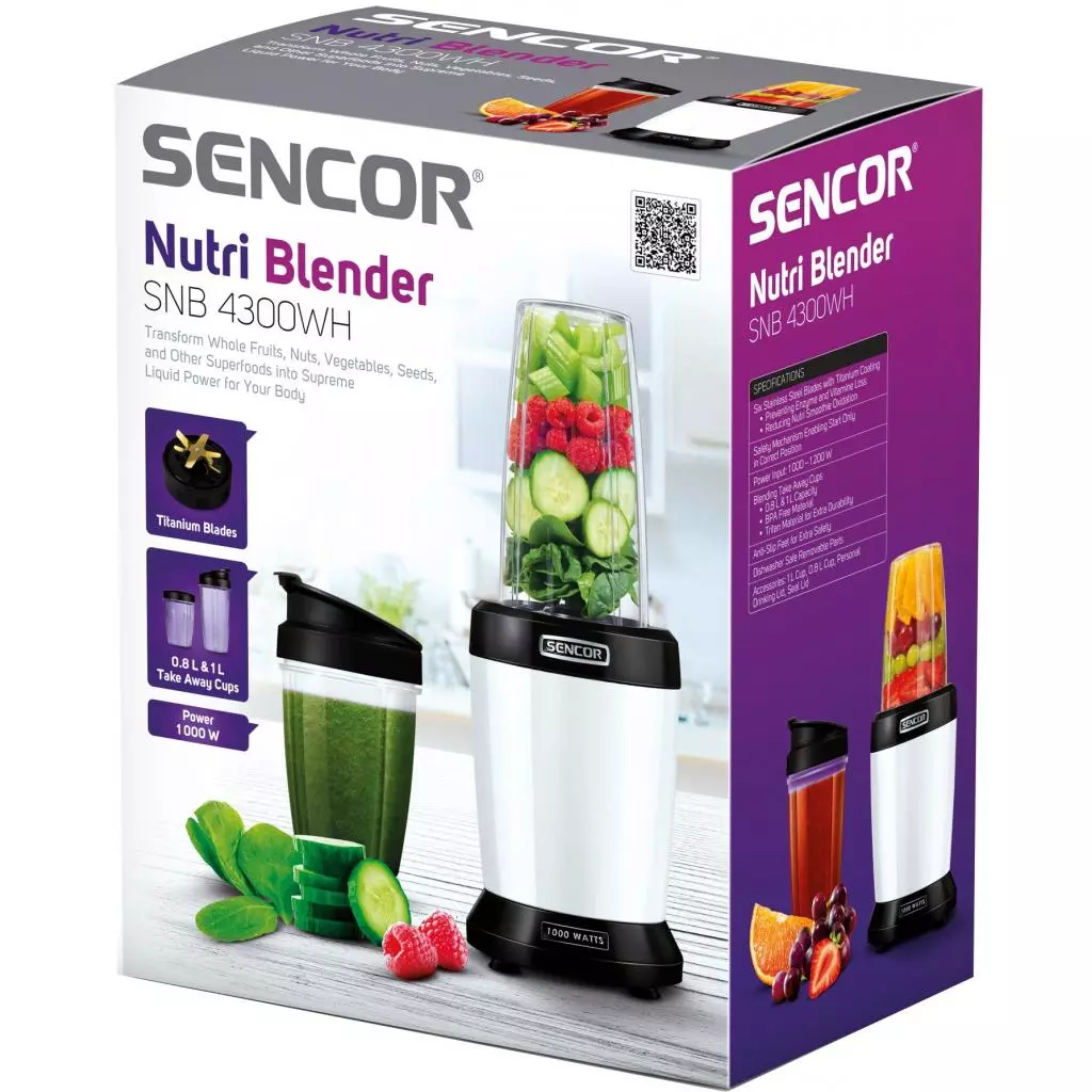 Блендер Sencor SNB4300WH - 5 Блендер Sencor SNB4300WH - 5