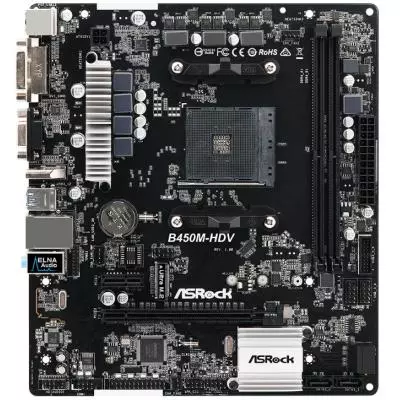 Материнская плата ASRock B450M-HDV - 1