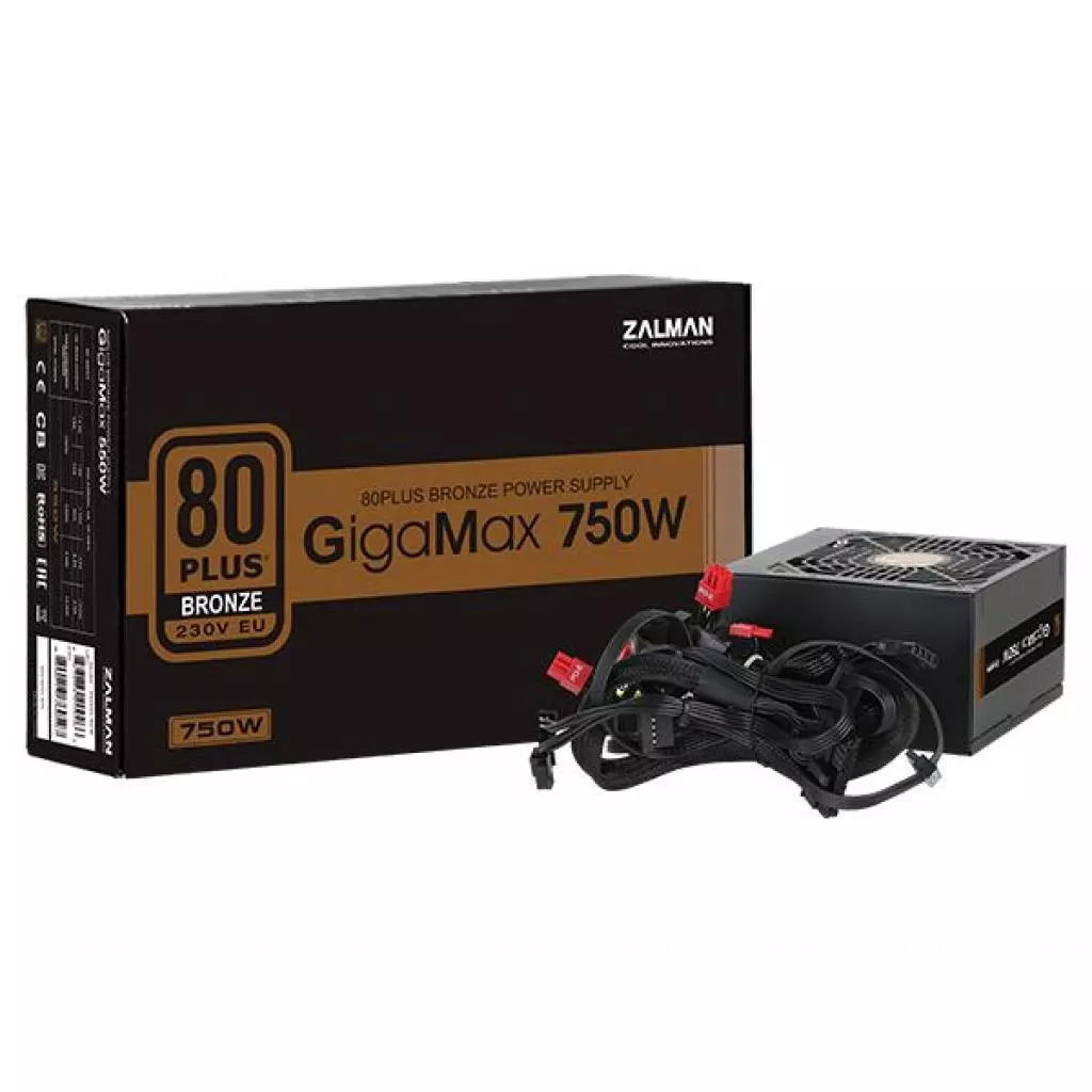 Блок питания Zalman 750W GigaMax (ZM750-GVII) - 3 Блок питания Zalman 750W GigaMax (ZM750-GVII) - 3
