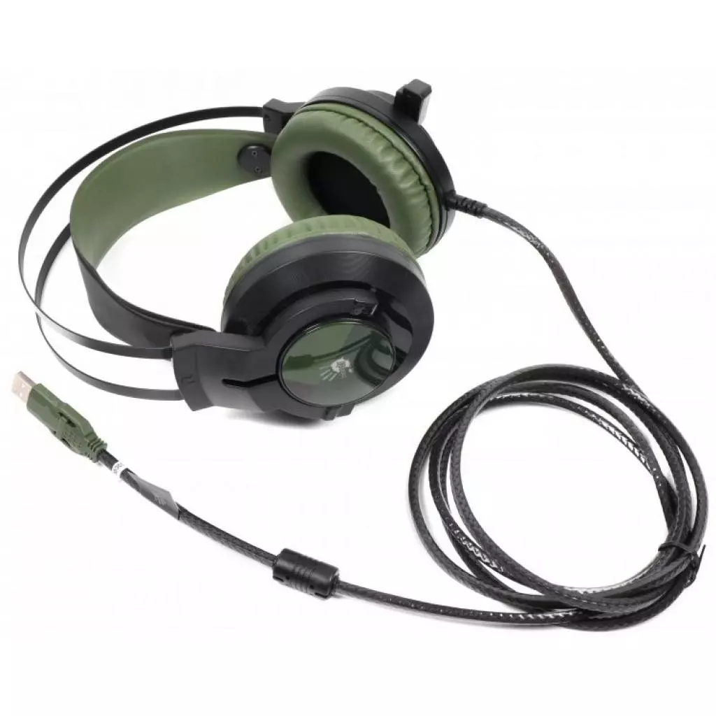 Наушники A4Tech J437 Bloody Army Green - 1 Наушники A4Tech J437 Bloody Army Green - 1