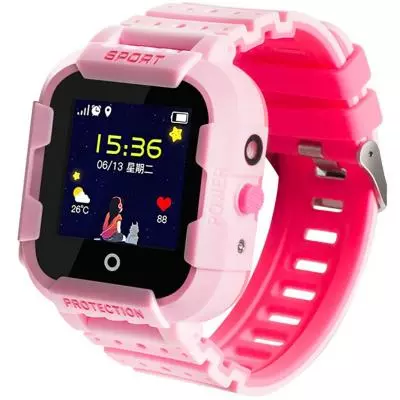Смарт-часы UWatch KT03 Kid sport smart watch Pink (F_86976)