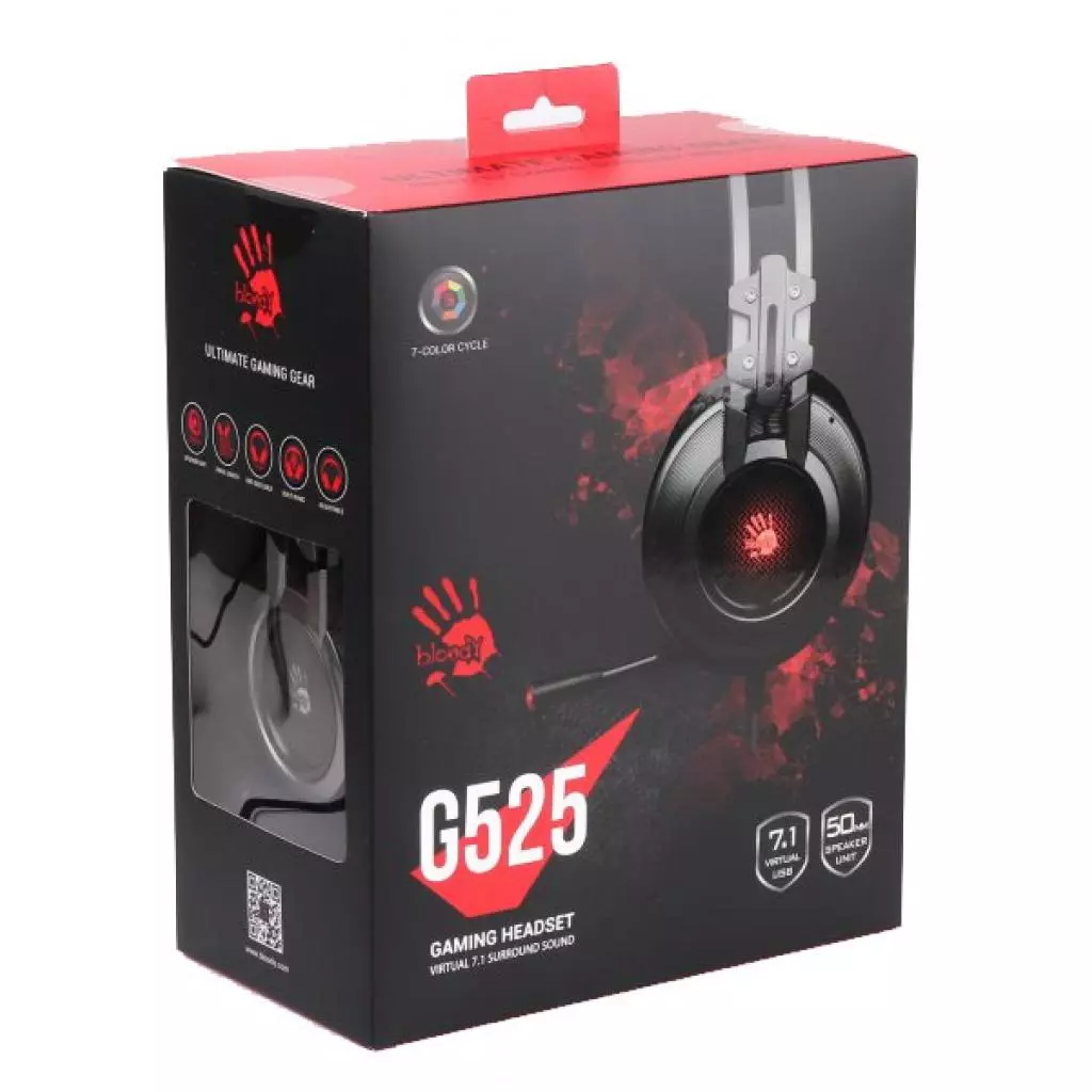 Наушники A4Tech Bloody G525 Gray - 4 Наушники A4Tech Bloody G525 Gray - 4