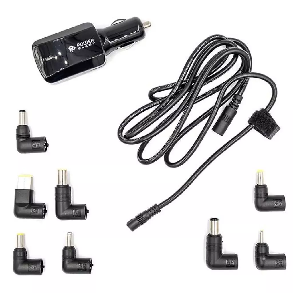 Блок питания к ноутбуку PowerPlant 90W, автомобильный, CM-960 + USB 5V 2.1A (NA700080) - 4