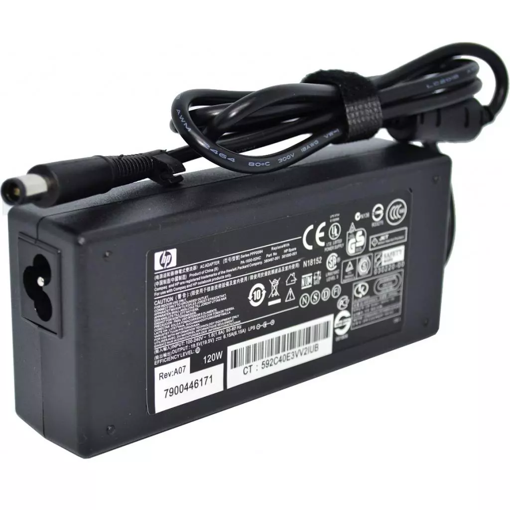 Блок питания к ноутбуку Drobak HP 120W 19.5V 6.15A разъем 7.4*5.0 (140965) - 1 Блок питания к ноутбуку Drobak HP 120W 19.5V 6.15A разъем 7.4*5.0 (140965) - 1