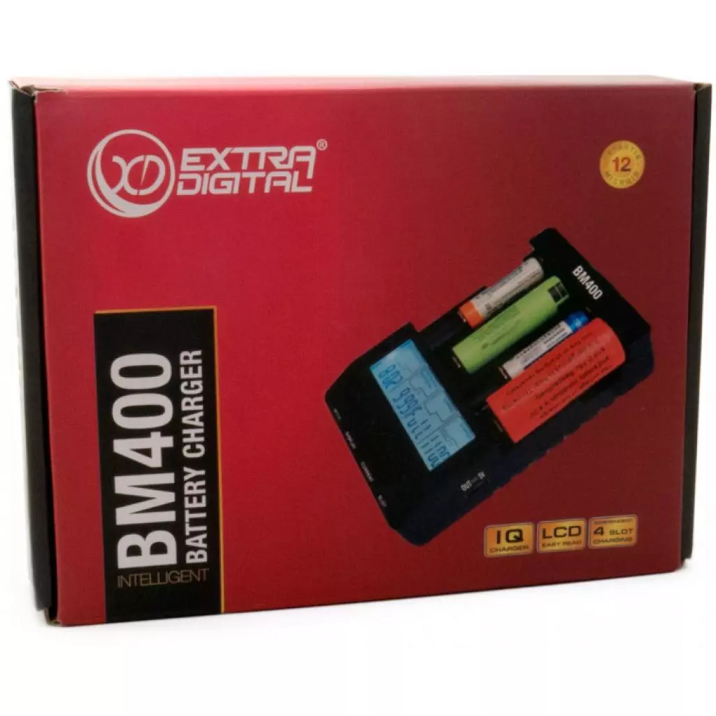 Зарядное устройство для аккумуляторов Extradigital BM400 (AA, AAA, 18650, 26650 ...) (AAC2833) - 11