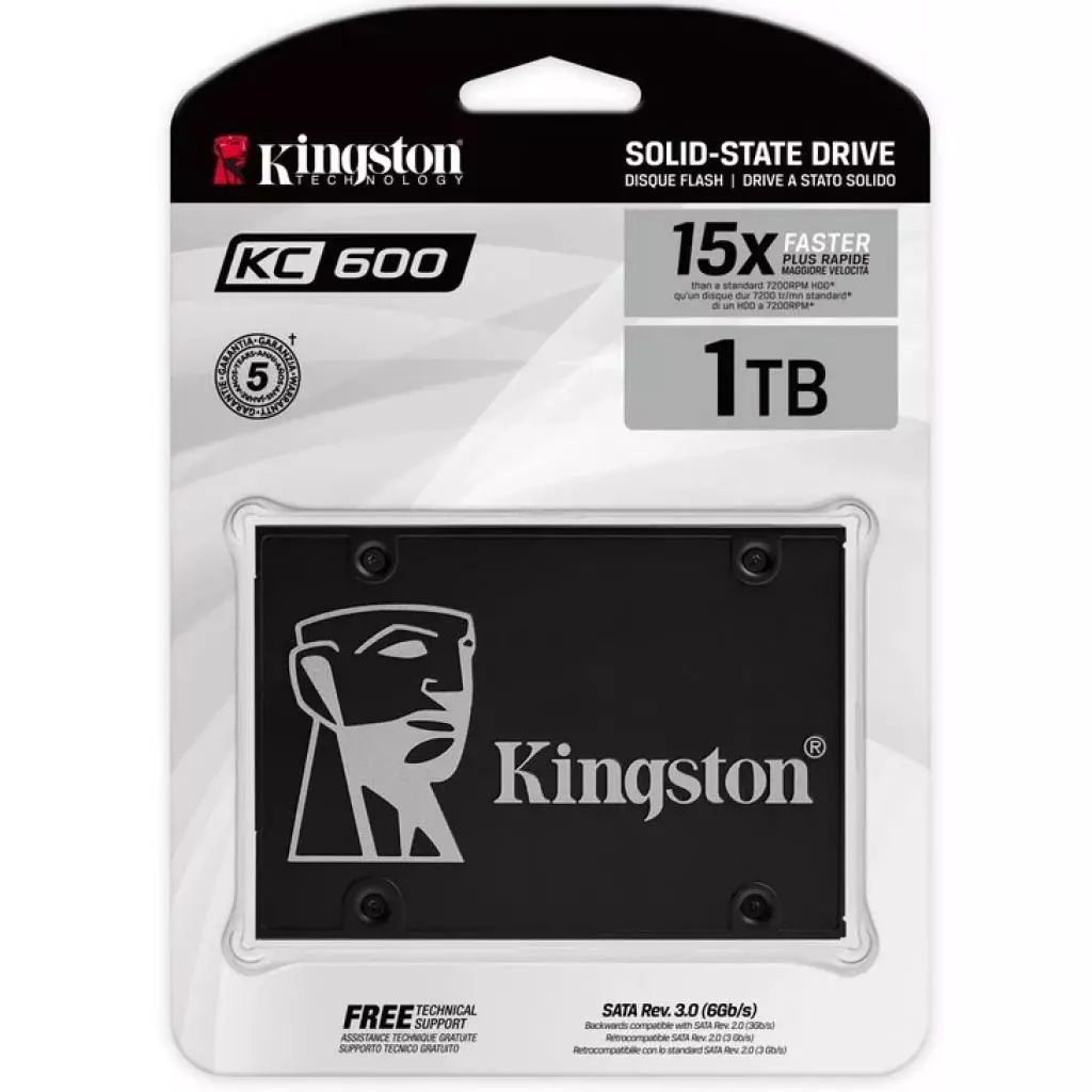 Накопитель SSD 2.5" 1TB Kingston (SKC600/1024G) - 2 Накопитель SSD 2.5" 1TB Kingston (SKC600/1024G) - 2