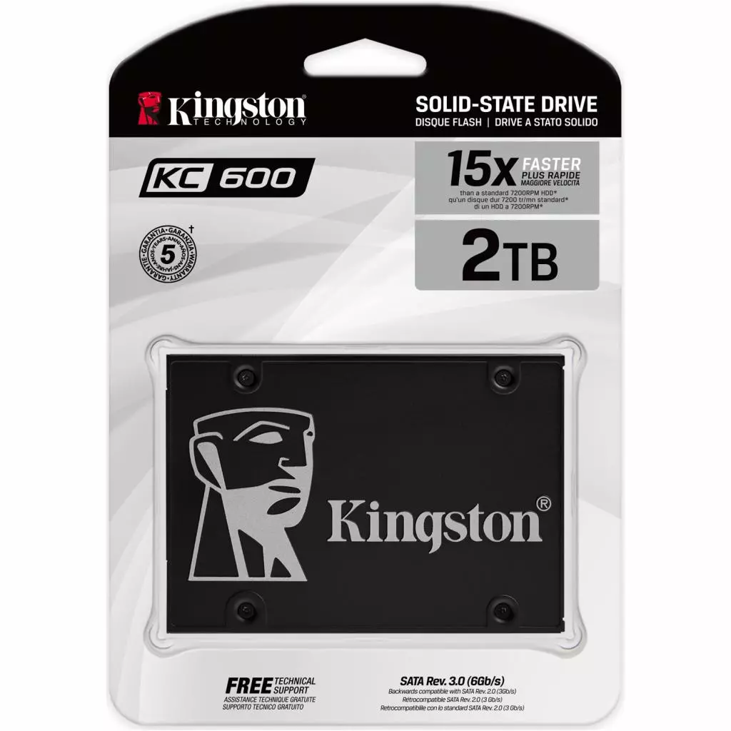 Накопитель SSD 2.5" 2TB Kingston (SKC600/2048G) - 3