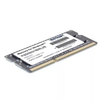 Модуль памяти для ноутбука SoDIMM DDR3L 8GB 1600 MHz Patriot (PSD38G1600L2S) - 1 Модуль памяти для ноутбука SoDIMM DDR3L 8GB 1600 MHz Patriot (PSD38G1600L2S) - 1