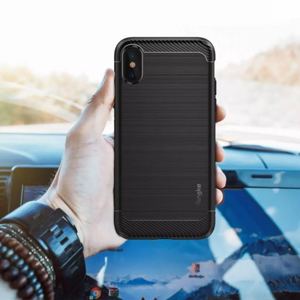 Чехол для моб. телефона Ringke Onyx Apple iPhone X Black (RCA4392) - 3