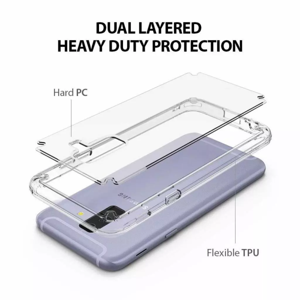 Чехол для моб. телефона Ringke Fusion Samsung Galaxy A6 Plus Clear (RCS4439) - 1 Чехол для моб. телефона Ringke Fusion Samsung Galaxy A6 Plus Clear (RCS4439) - 1