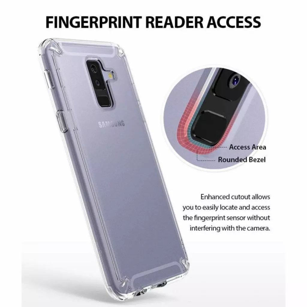 Чехол для моб. телефона Ringke Fusion Samsung Galaxy A6 Plus Clear (RCS4439) - 2 Чехол для моб. телефона Ringke Fusion Samsung Galaxy A6 Plus Clear (RCS4439) - 2