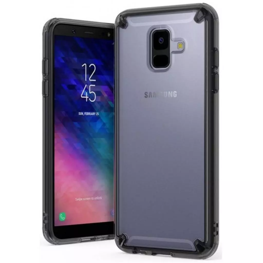Чехол для моб. телефона Ringke Fusion Samsung Galaxy A6 Smoke Black (RCS4438)