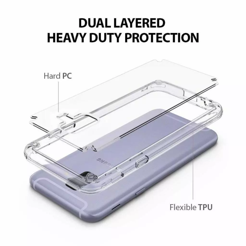 Чехол для моб. телефона Ringke Fusion Samsung Galaxy A6 Clear (RCS4437) - 1 Чехол для моб. телефона Ringke Fusion Samsung Galaxy A6 Clear (RCS4437) - 1
