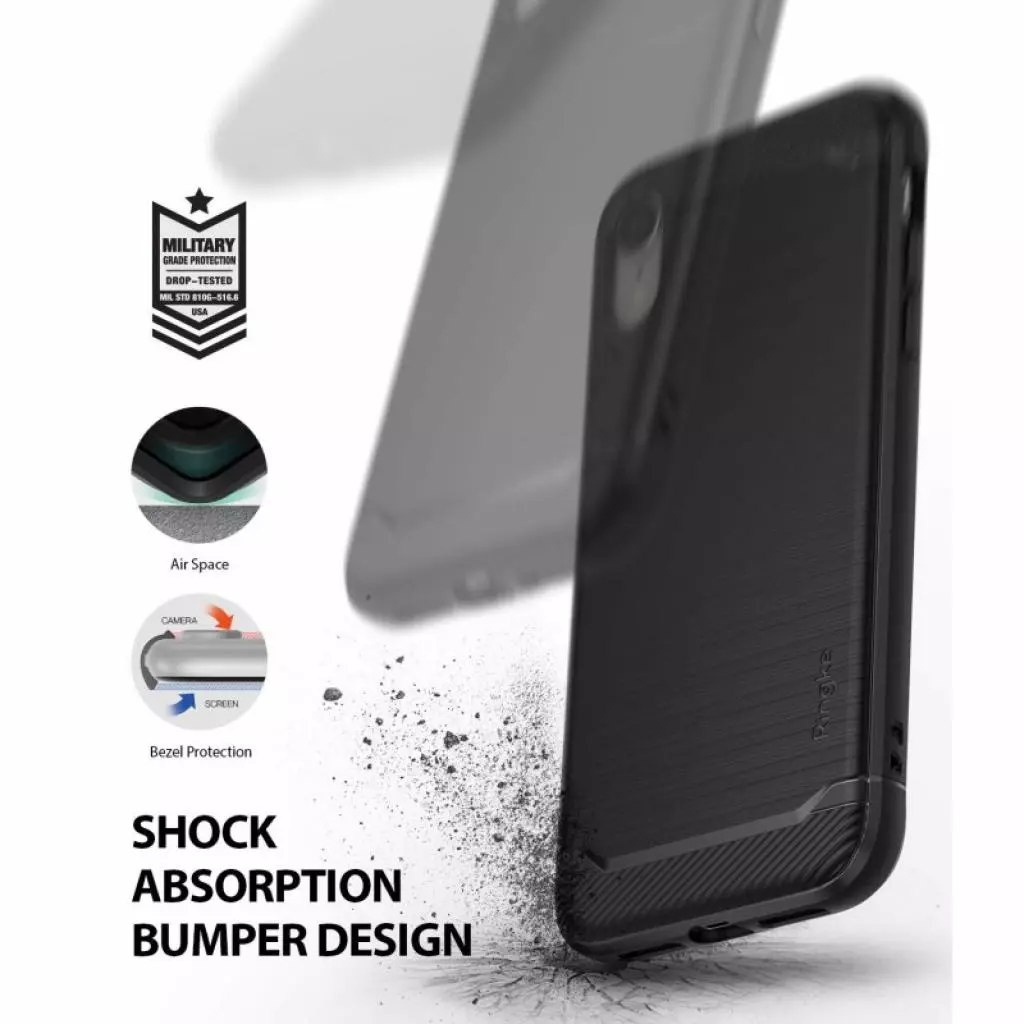 Чехол для моб. телефона Ringke Onyx Apple iPhone XR Black (RCA4494) - 2 Чехол для моб. телефона Ringke Onyx Apple iPhone XR Black (RCA4494) - 2