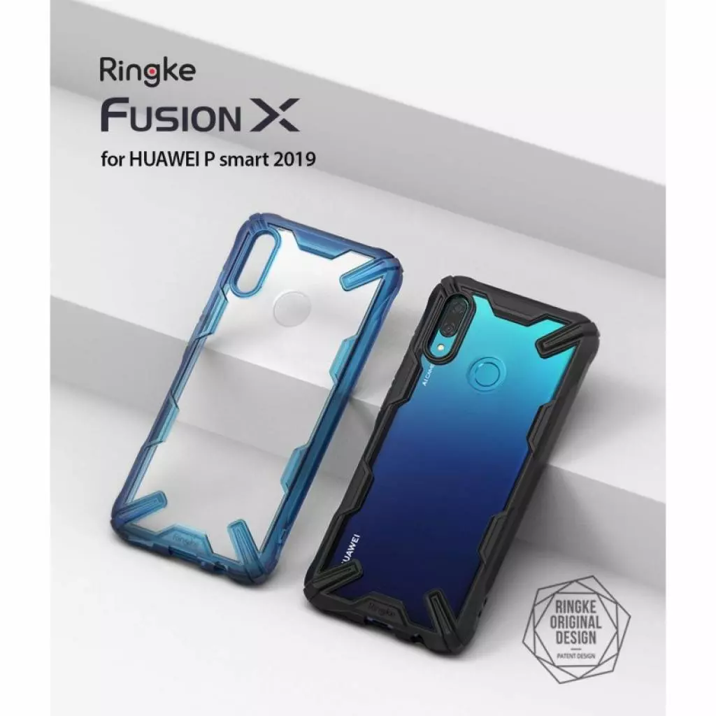 Чехол для моб. телефона Ringke Fusion X Huawei P Smart 2019 Black (RCH4524) - 2
