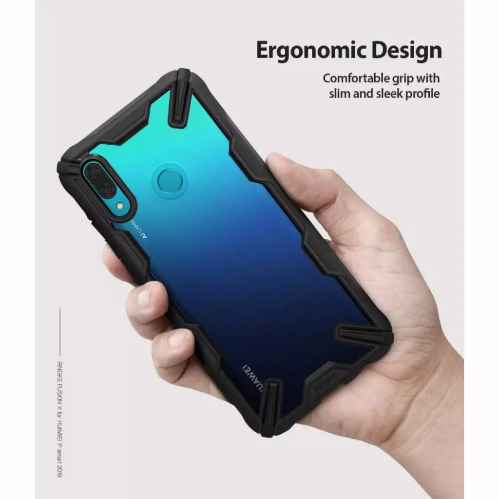 Чехол для моб. телефона Ringke Fusion X Huawei P Smart 2019 Black (RCH4524) - 3