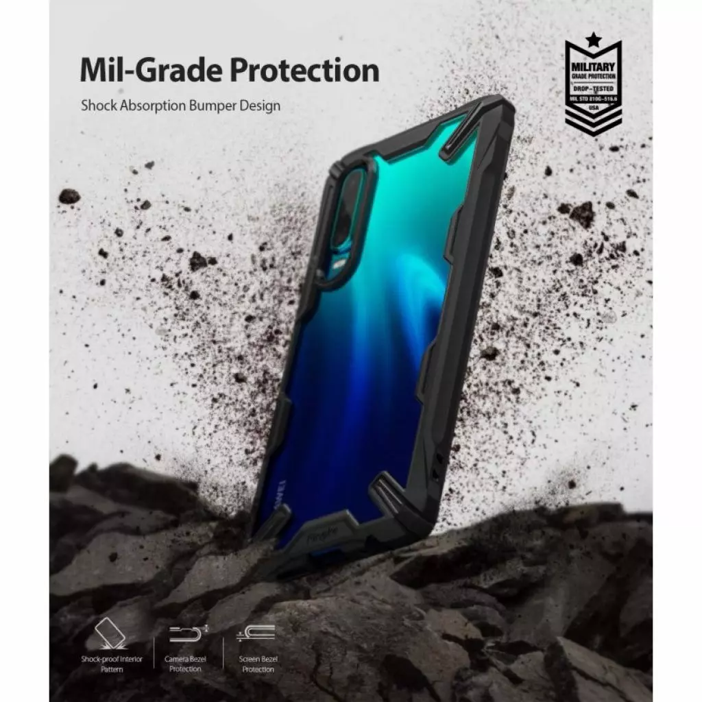 Чехол для моб. телефона Ringke Fusion X Huawei P30 Black (RCH4525) - 1 Чехол для моб. телефона Ringke Fusion X Huawei P30 Black (RCH4525) - 1