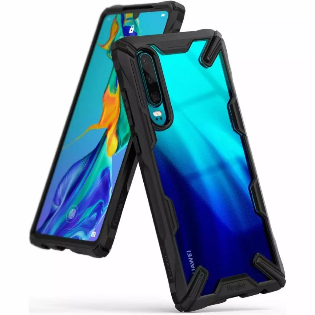Чехол для моб. телефона Ringke Fusion X Huawei P30 Black (RCH4525)