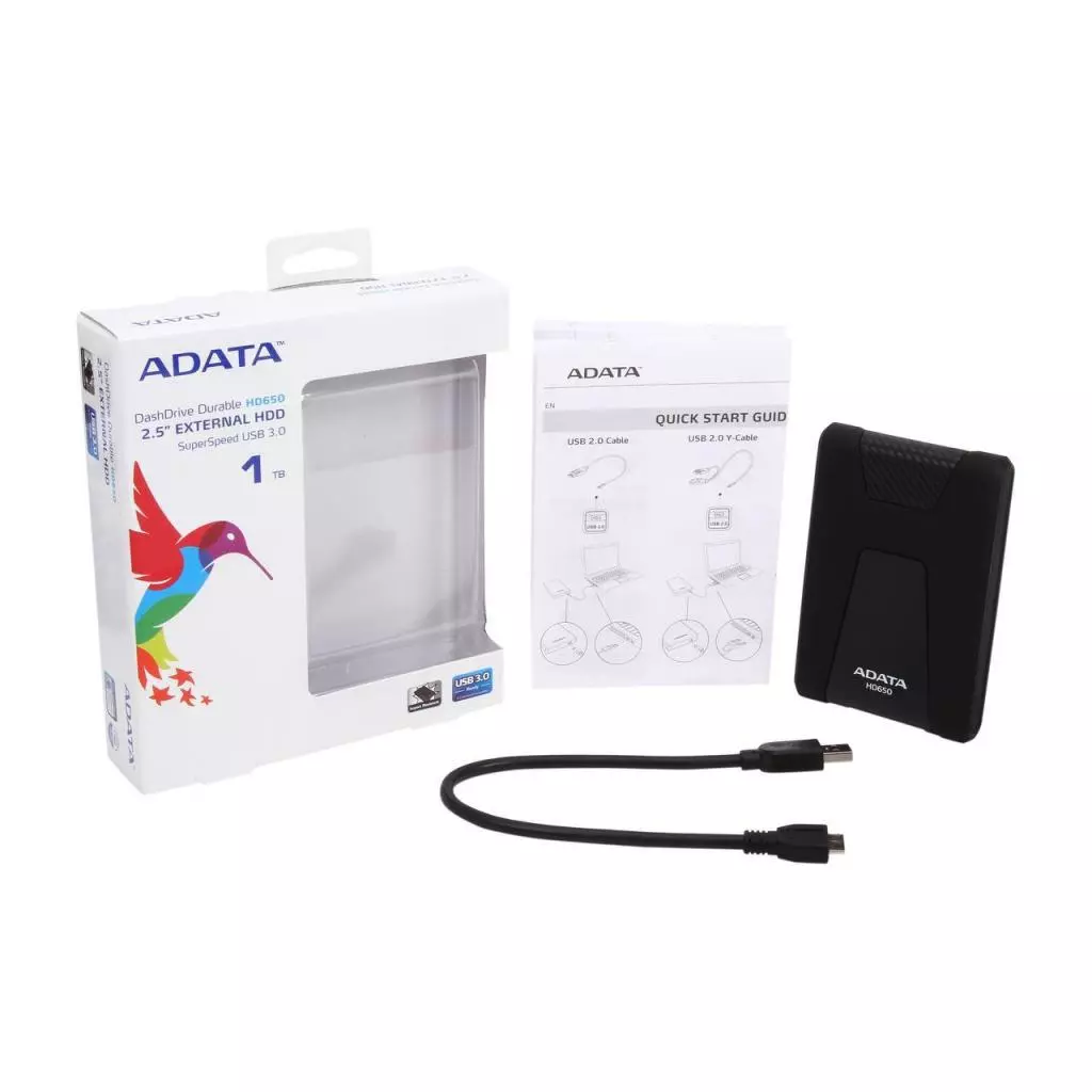 Внешний жесткий диск 2.5" 1TB ADATA (AHD650-1TU31-CBK) - 7 Внешний жесткий диск 2.5" 1TB ADATA (AHD650-1TU31-CBK) - 7