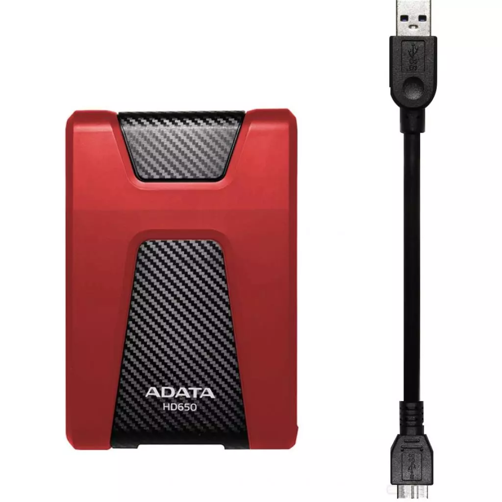 Внешний жесткий диск 2.5" 1TB ADATA (AHD650-1TU31-CRD) - 4