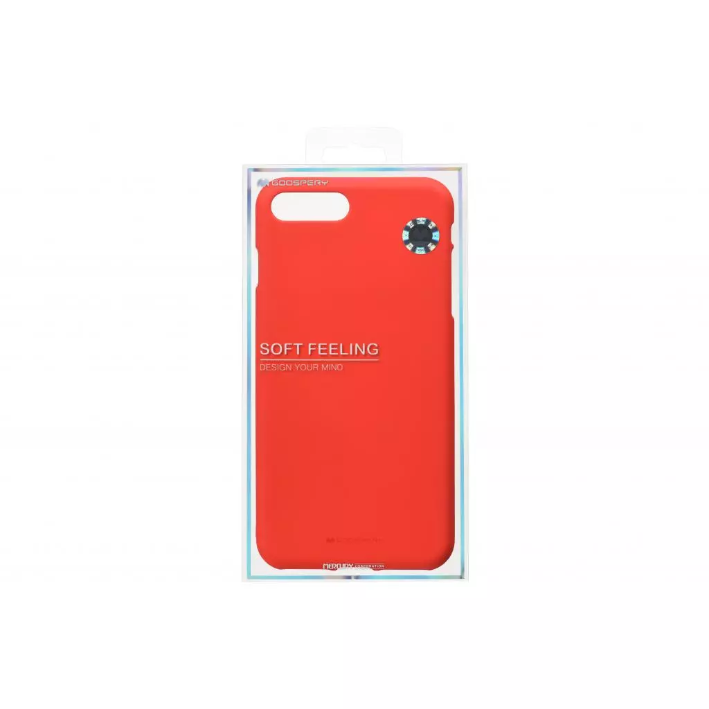 Чехол для моб. телефона Goospery Apple iPhone 7/8 Plus SF Jelly Red (8809550400573) - 2