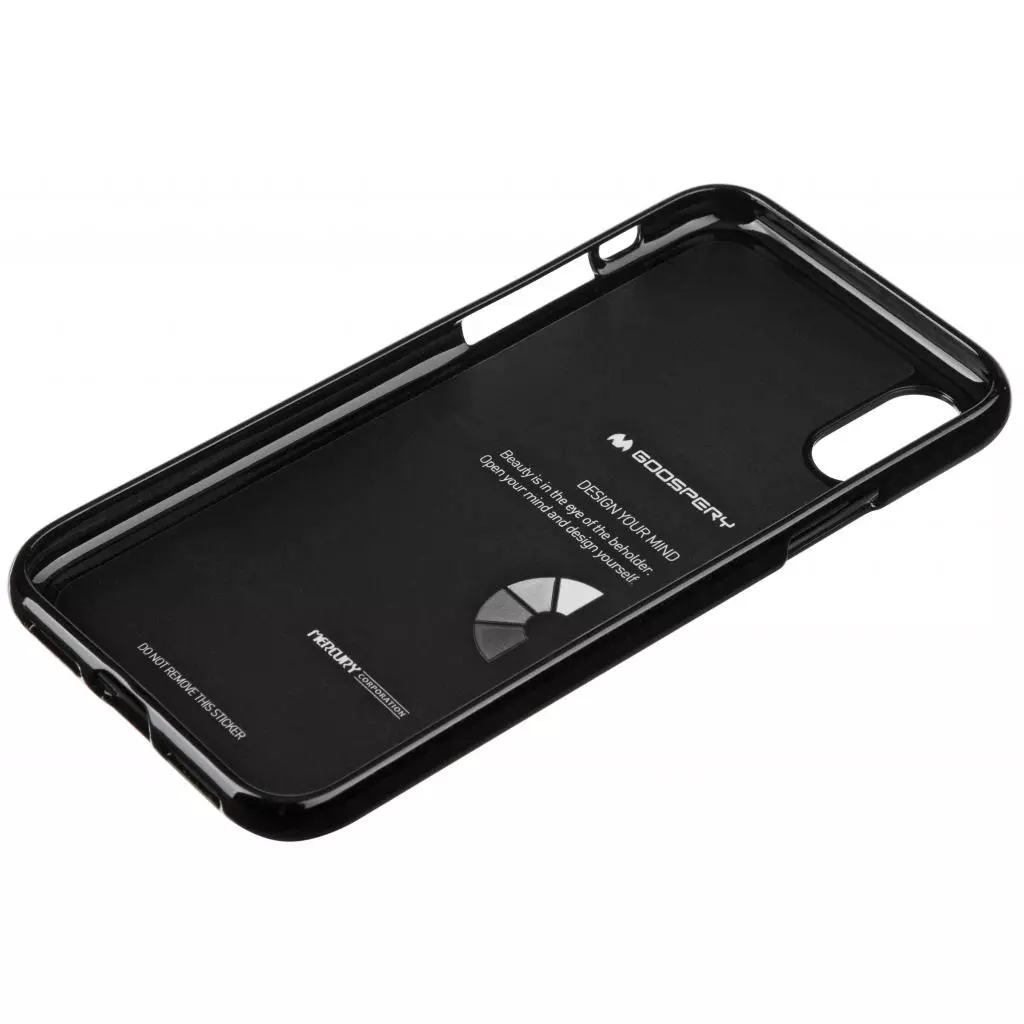 Чехол для моб. телефона Goospery Apple iPhone X / XS Pearl Jelly Black (8806164392942) - 1