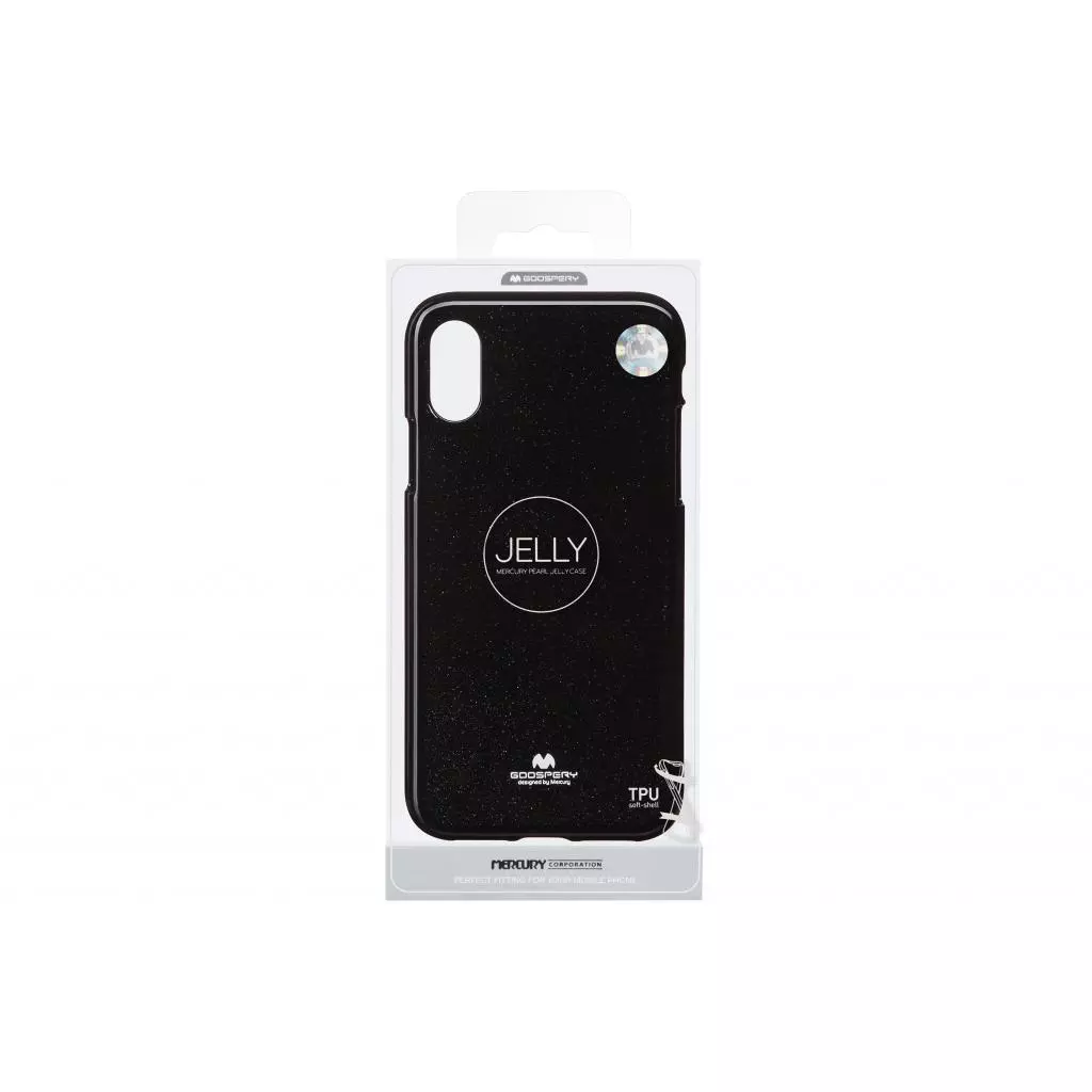 Чехол для моб. телефона Goospery Apple iPhone X / XS Pearl Jelly Black (8806164392942) - 2