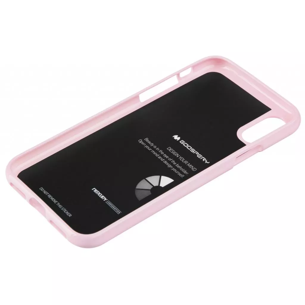 Чехол для моб. телефона Goospery Apple iPhone X / XS Pearl Jelly Pink (8806164392966) - 1 Чехол для моб. телефона Goospery Apple iPhone X / XS Pearl Jelly Pink (8806164392966) - 1