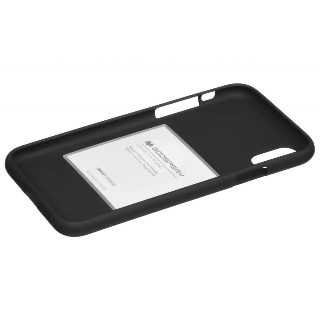 Чехол для моб. телефона Goospery Apple iPhone X/Xs SF Jelly Black (8809550409194) - 1 Чехол для моб. телефона Goospery Apple iPhone X/Xs SF Jelly Black (8809550409194) - 1