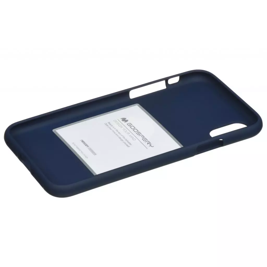 Чехол для моб. телефона Goospery Apple iPhone X/Xs SF Jelly Midnight Blue (8809550409248) - 1 Чехол для моб. телефона Goospery Apple iPhone X/Xs SF Jelly Midnight Blue (8809550409248) - 1