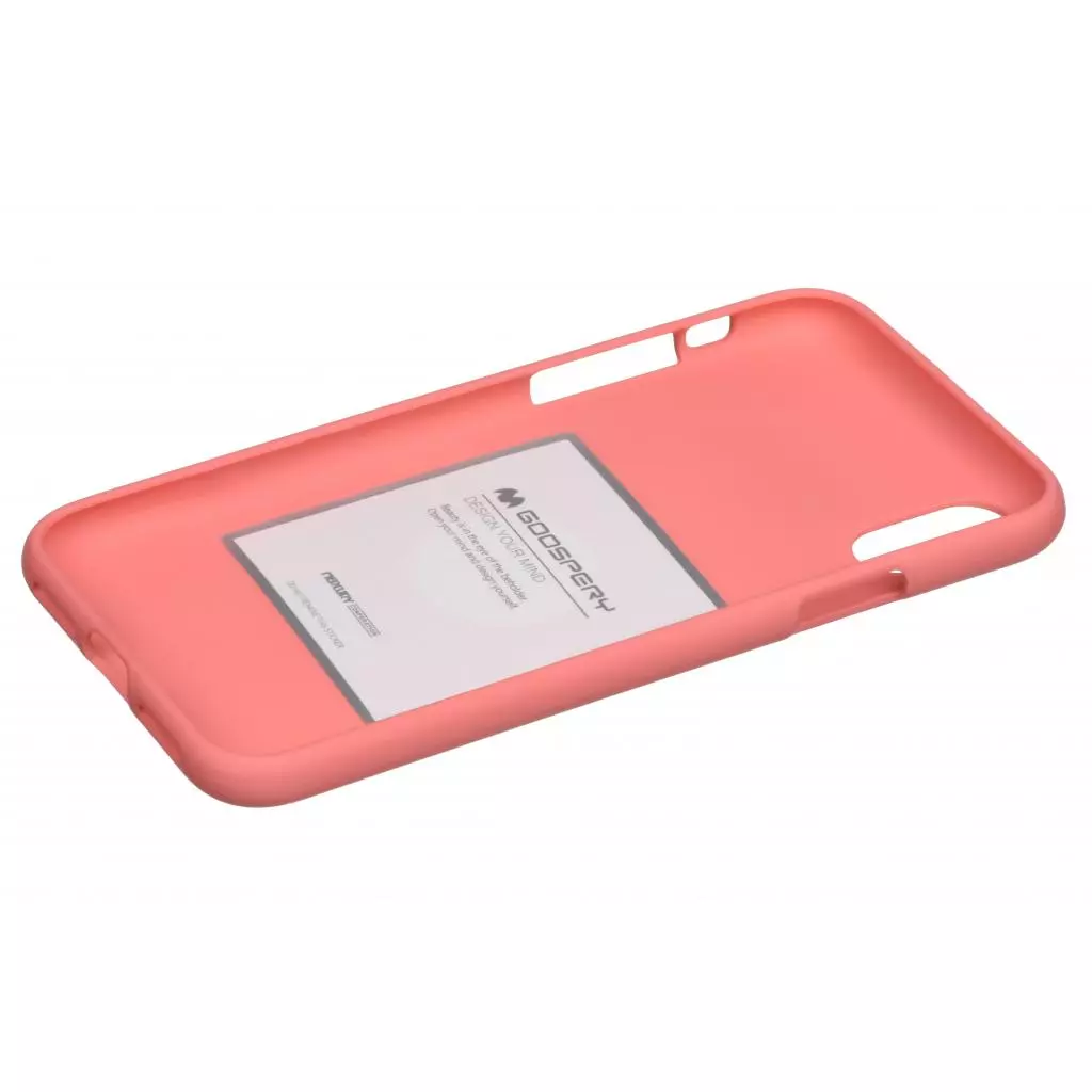 Чехол для моб. телефона Goospery Apple iPhone X/Xs SF Jelly Pink (8809550409262) - 1
