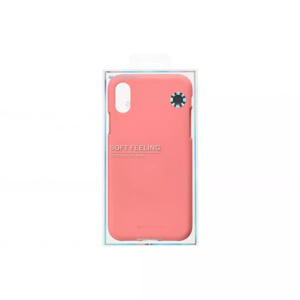 Чехол для моб. телефона Goospery Apple iPhone X/Xs SF Jelly Pink (8809550409262) - 2
