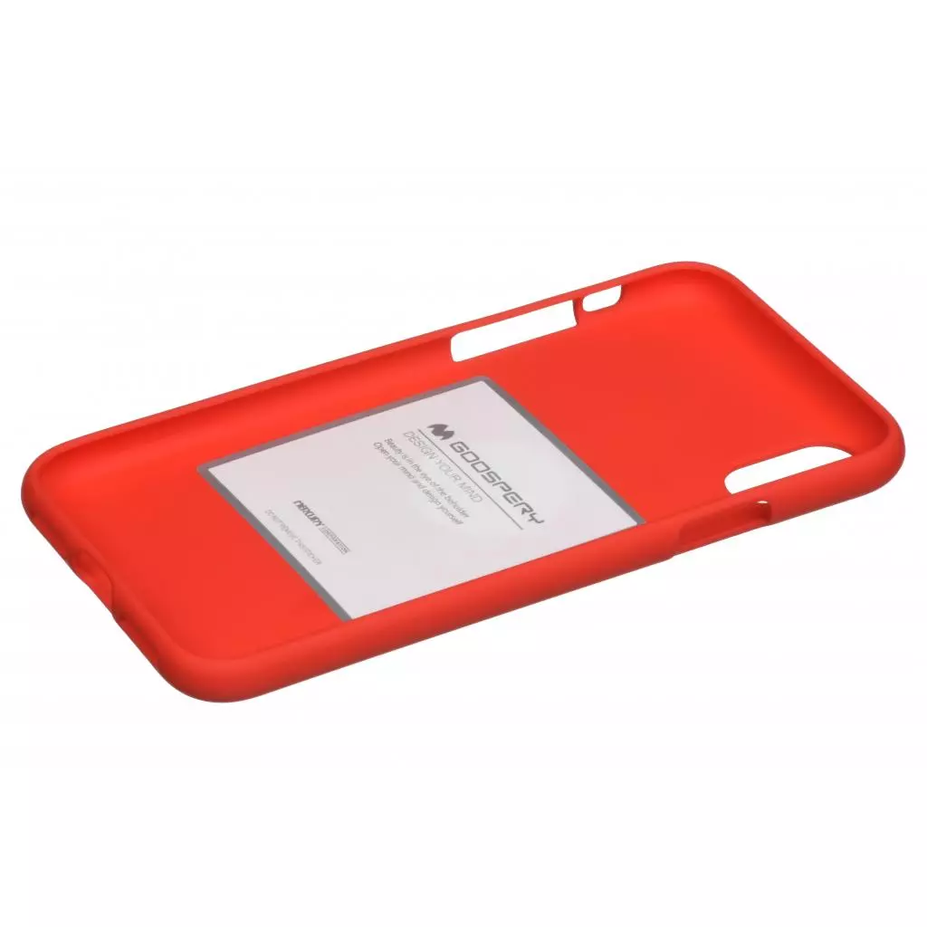 Чехол для моб. телефона Goospery Apple iPhone X/Xs SF Jelly Red (8809550409217) - 1