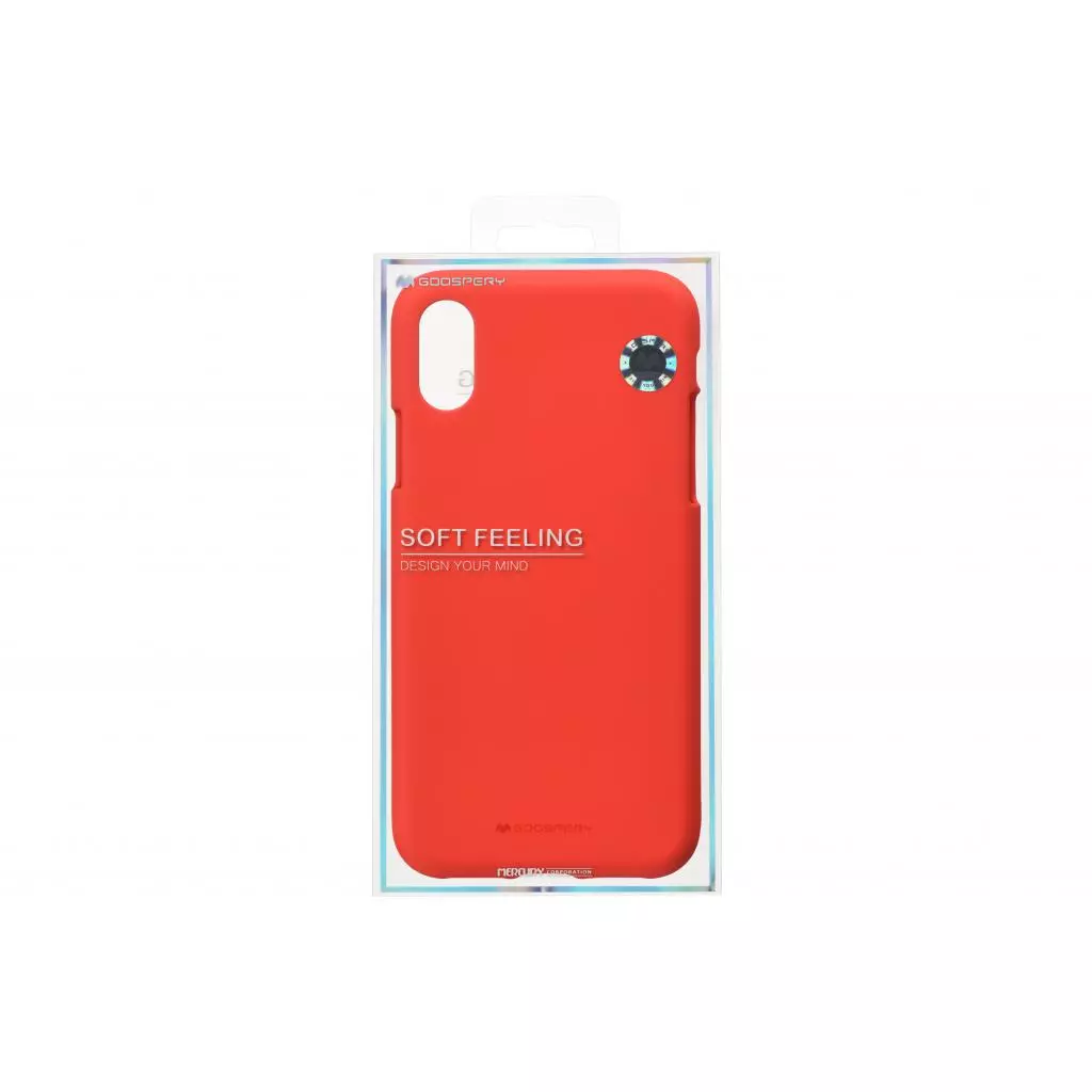 Чехол для моб. телефона Goospery Apple iPhone X/Xs SF Jelly Red (8809550409217) - 2
