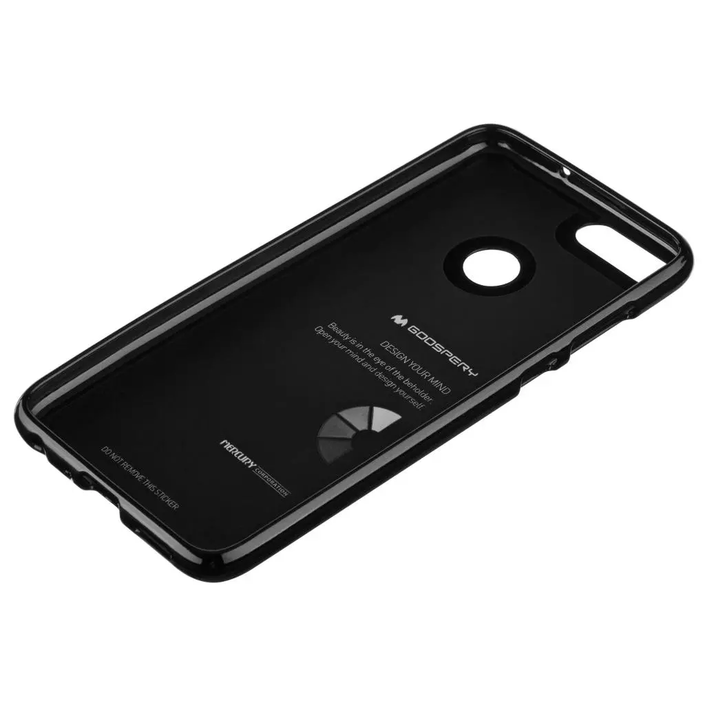 Чехол для моб. телефона Goospery Huawei P Smart Pearl Jelly Black (8809550386204) - 1 Чехол для моб. телефона Goospery Huawei P Smart Pearl Jelly Black (8809550386204) - 1