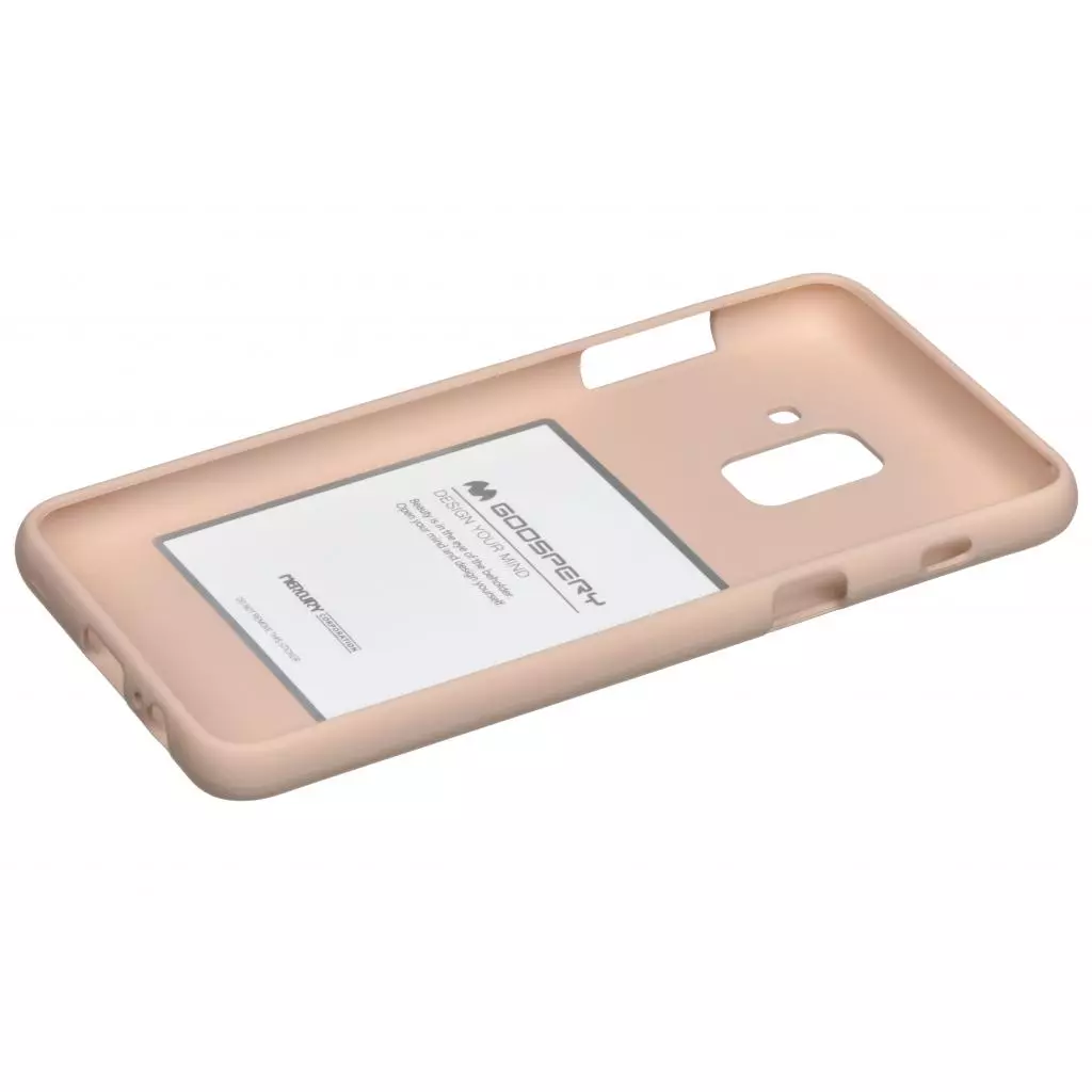 Чехол для моб. телефона Goospery Samsung Galaxy A8 (A530) SF Jelly Pink Sand (8809550413450) - 1