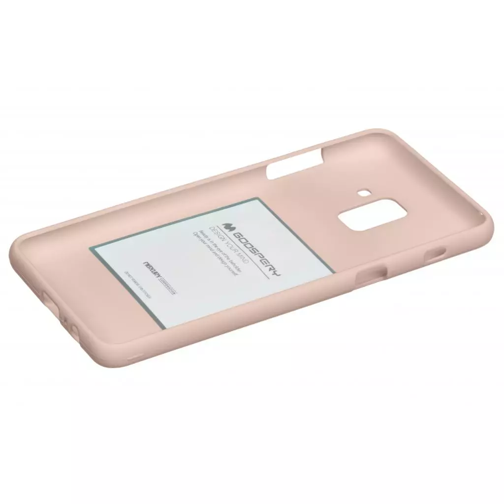 Чехол для моб. телефона Goospery Samsung Galaxy A8+ (A730) SF Jelly Pink Sand (8809550413542) - 1