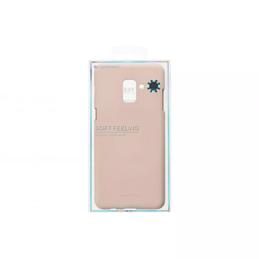 Чехол для моб. телефона Goospery Samsung Galaxy A8+ (A730) SF Jelly Pink Sand (8809550413542) - 2
