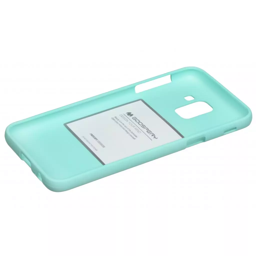 Чехол для моб. телефона Goospery Samsung Galaxy J6 (J600) SF Jelly Mint (8809621260624) - 1 Чехол для моб. телефона Goospery Samsung Galaxy J6 (J600) SF Jelly Mint (8809621260624) - 1