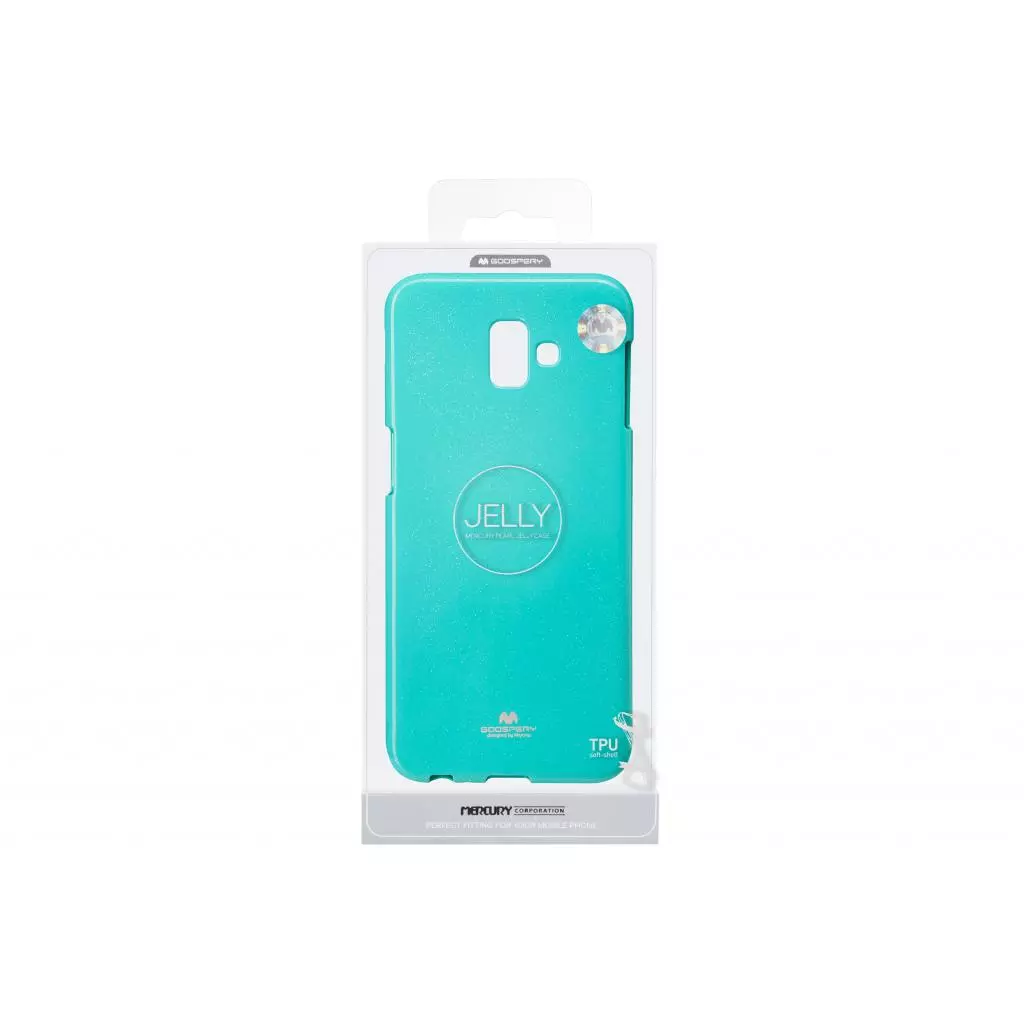 Чехол для моб. телефона Goospery Jelly Case Samsung J6 Plus J610F Mint (8809621297996) - 2