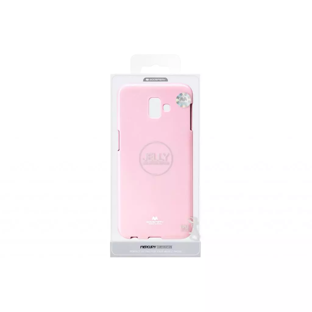 Чехол для моб. телефона Goospery Jelly Case Samsung J6 Plus J610F Pink (8809621297934) - 2