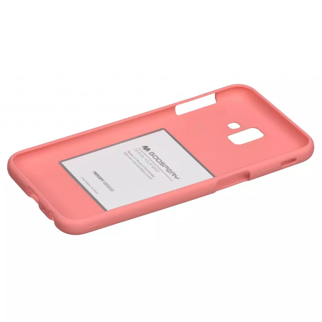 Чехол для моб. телефона Goospery Samsung Galaxy J6 Plus (J610F) SF Jelly Pink (8809621301181) - 1 Чехол для моб. телефона Goospery Samsung Galaxy J6 Plus (J610F) SF Jelly Pink (8809621301181) - 1