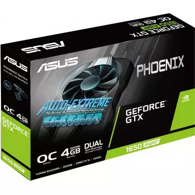 Видеокарта ASUS GeForce GTX1650 SUPER 4096Mb PHOENIX OC (PH-GTX1650S-O4G) - 8 Видеокарта ASUS GeForce GTX1650 SUPER 4096Mb PHOENIX OC (PH-GTX1650S-O4G) - 8