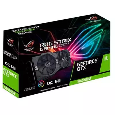 Видеокарта ASUS GeForce GTX1660 SUPER 6144Mb ROG STRIX OC GAMING (ROG-STRIX-GTX1660S-O6G-GAMING) - 7 Видеокарта ASUS GeForce GTX1660 SUPER 6144Mb ROG STRIX OC GAMING (ROG-STRIX-GTX1660S-O6G-GAMING) - 7