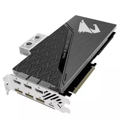 Видеокарта GIGABYTE GeForce RTX2080 Ti 11Gb AORUS XTREME WATERFORCE WB (GV-N208TAORUSX WB-11GC) - 4